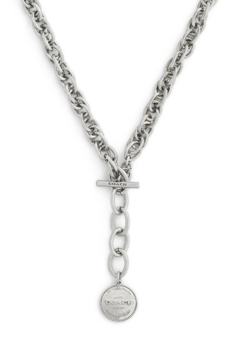 Heritage Twist Link Chain Necklace, Alternate, color, SILVER
