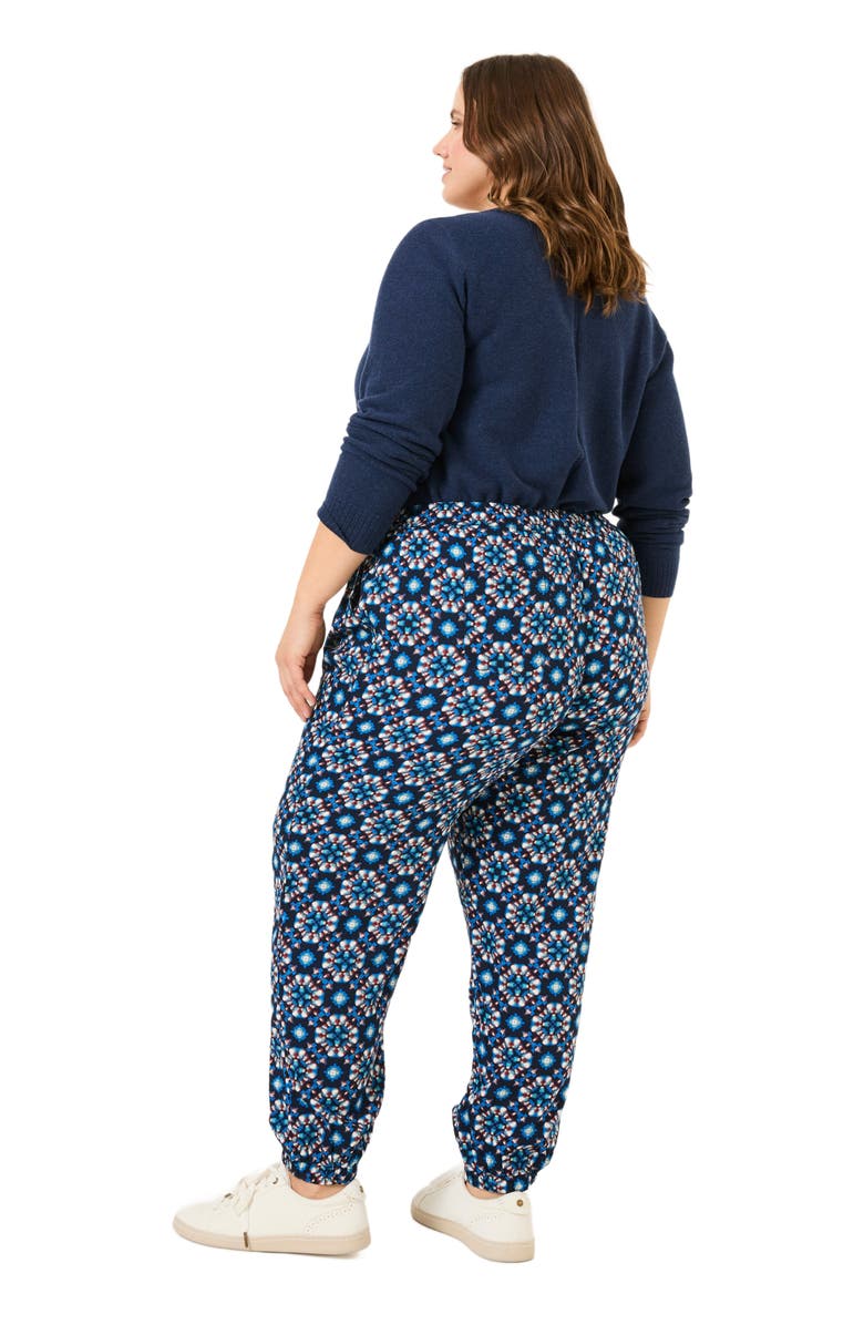 FatFace Plus Size Lyme Batik Geo Trouser Pant, Alternate, color, 
