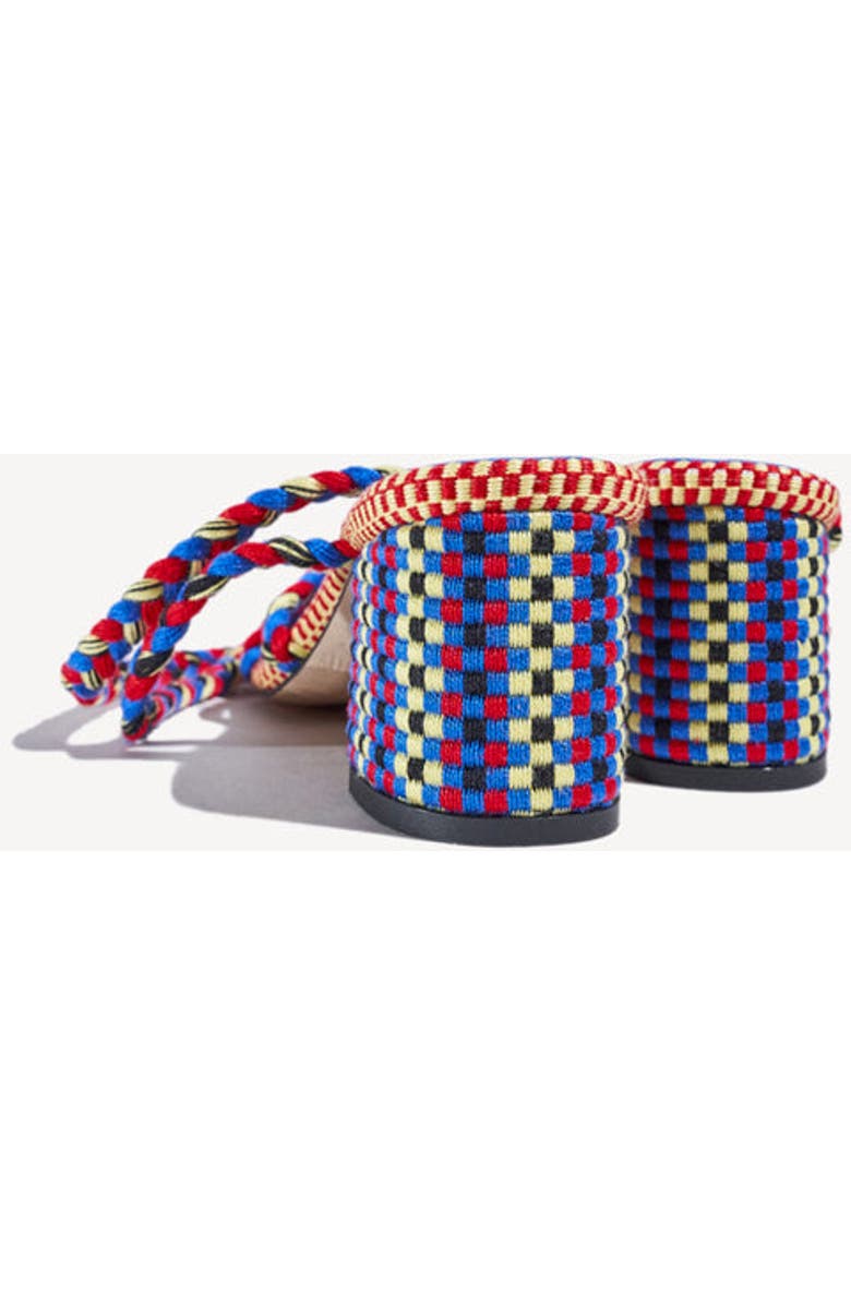 Amambaih Isabela Strappy Cotton Sandals, Alternate, color, Miro