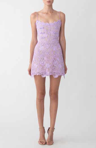 SAU LEE Rory Lace Cocktail Dress