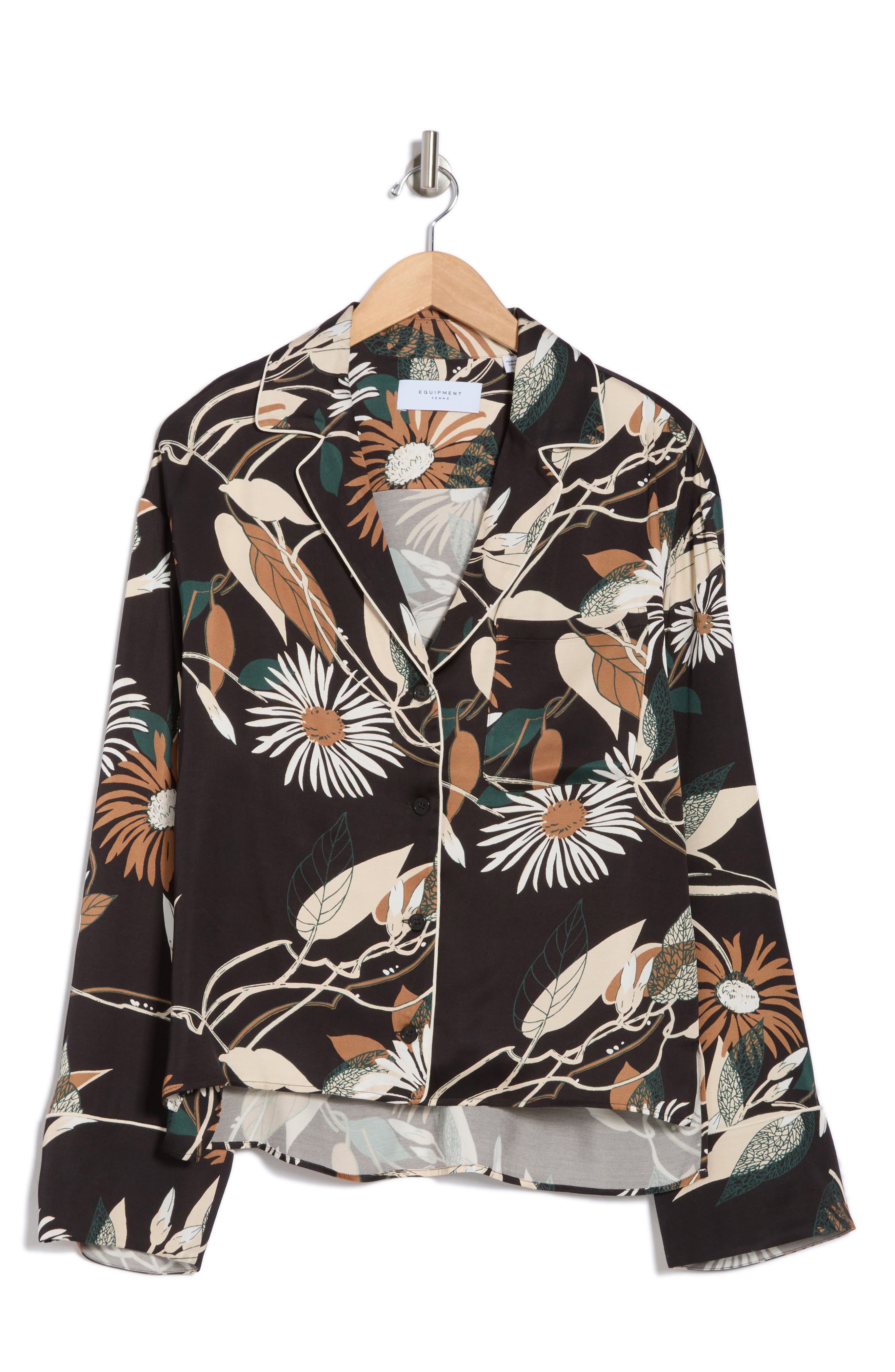 Equipment Shalom Daisy Floral Pajama Shirt (Women) | Nordstromrack