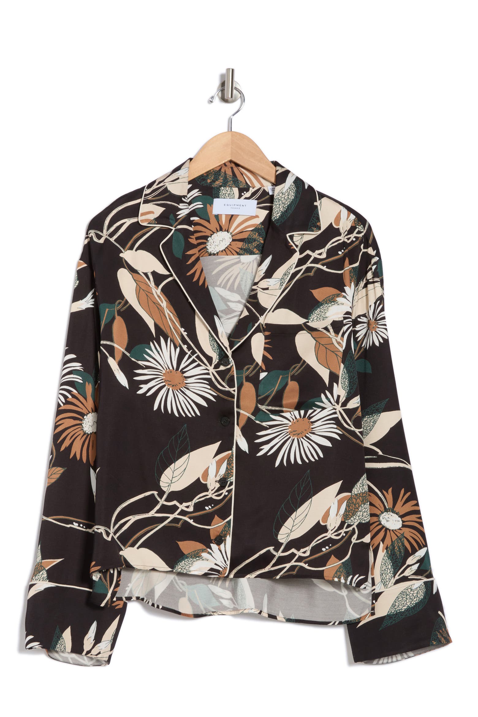 Daisy Rakes Equipment Shalom Daisy Floral Pajama Shirt (Women) | Nordstromrack