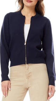 BY DESIGN Jenny Double Knit Bomber Jacket