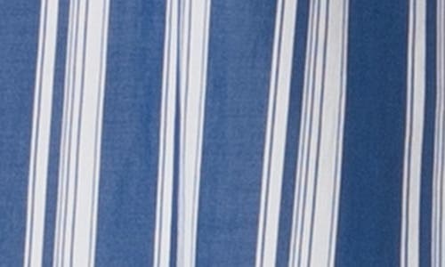 AKRIS PUNTO AKRIS PUNTO STRIPE HALF ZIP COTTON SHIRT