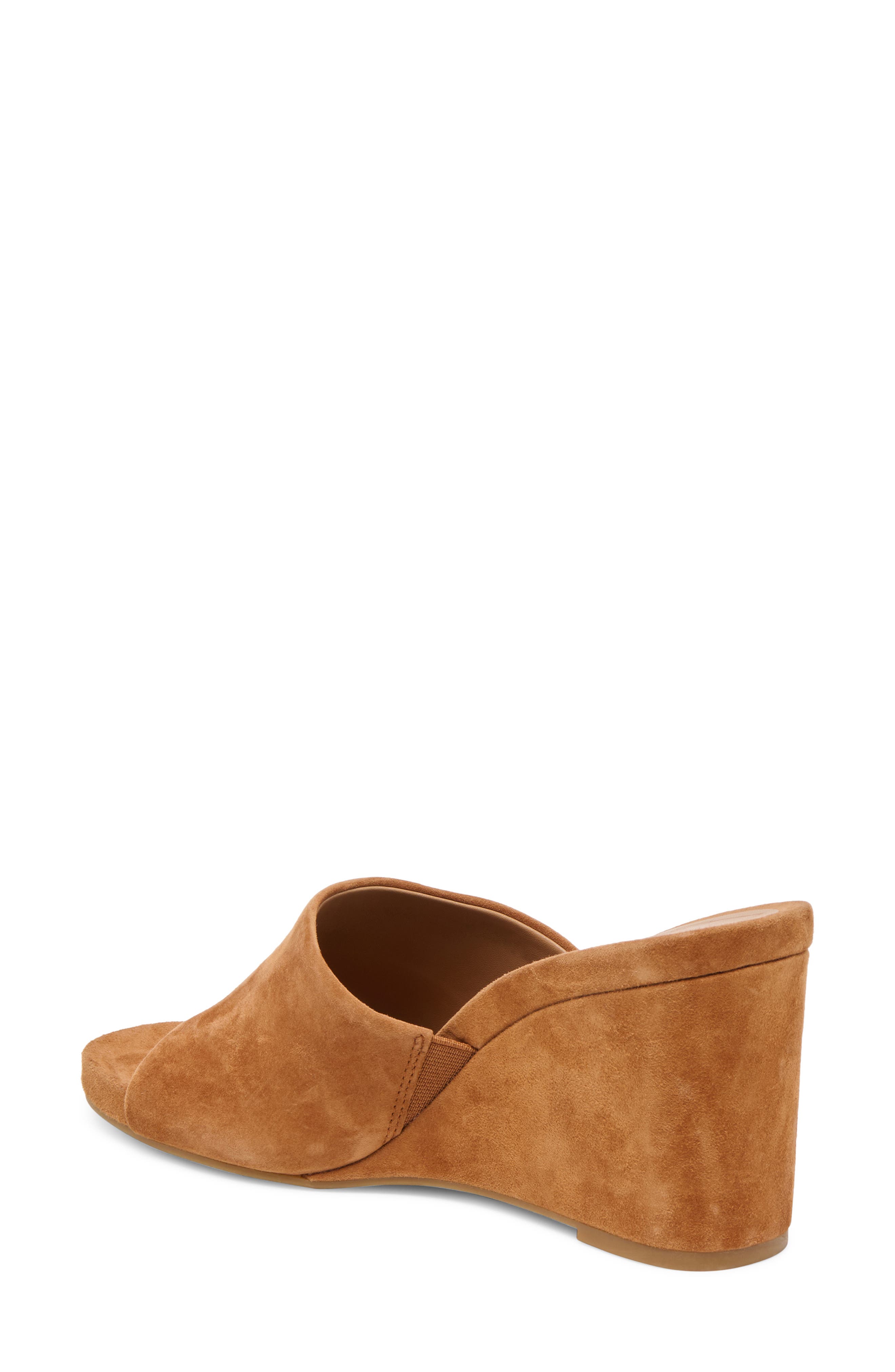 Dolce Vita Holta Wedge Sandal, Alternate, color, Brown Suede