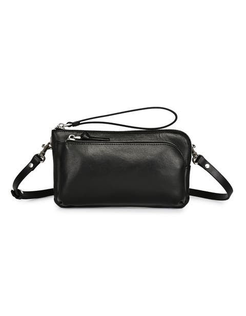 Dahlia Genuine Leather Compact Convertible Crossbody