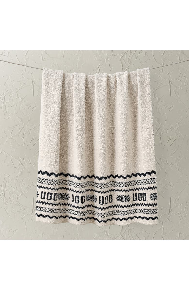 UGG<sup>®</sup> Northstar Uggisle Throw Blanket, Alternate, color, Cream