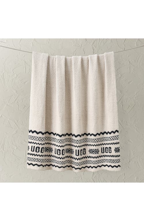 Ugg(r) Northstar Uggisle Throw Blanket In Black