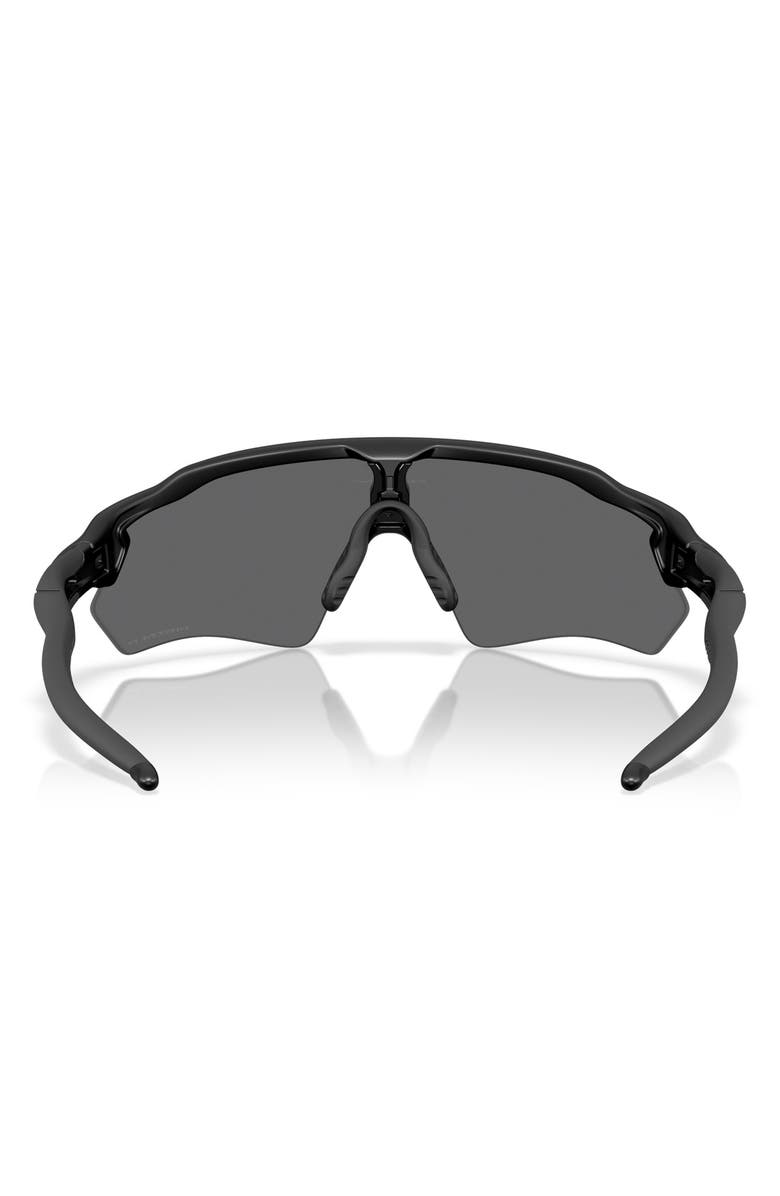Oakley 131mm Prizm<sup>™</sup> Polarized Rectangular Sunglasses, Alternate, color, Matte Black/ Prizm Black