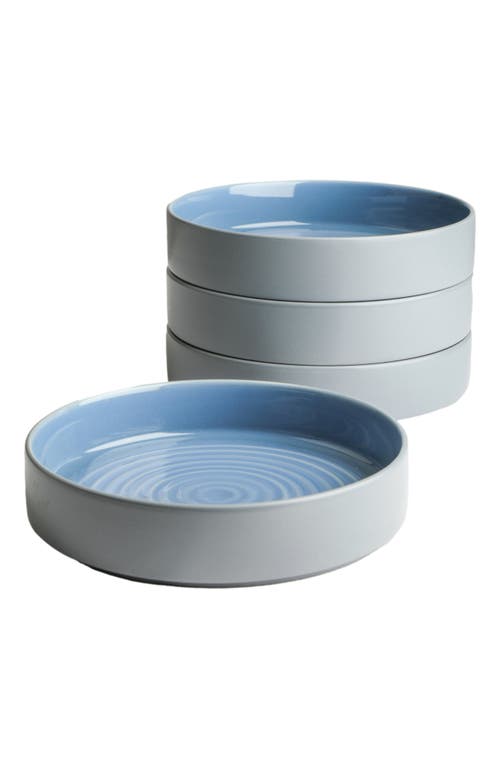 Stone Lain Elica Stoneware 12-piece Dinnerware Set In Gray