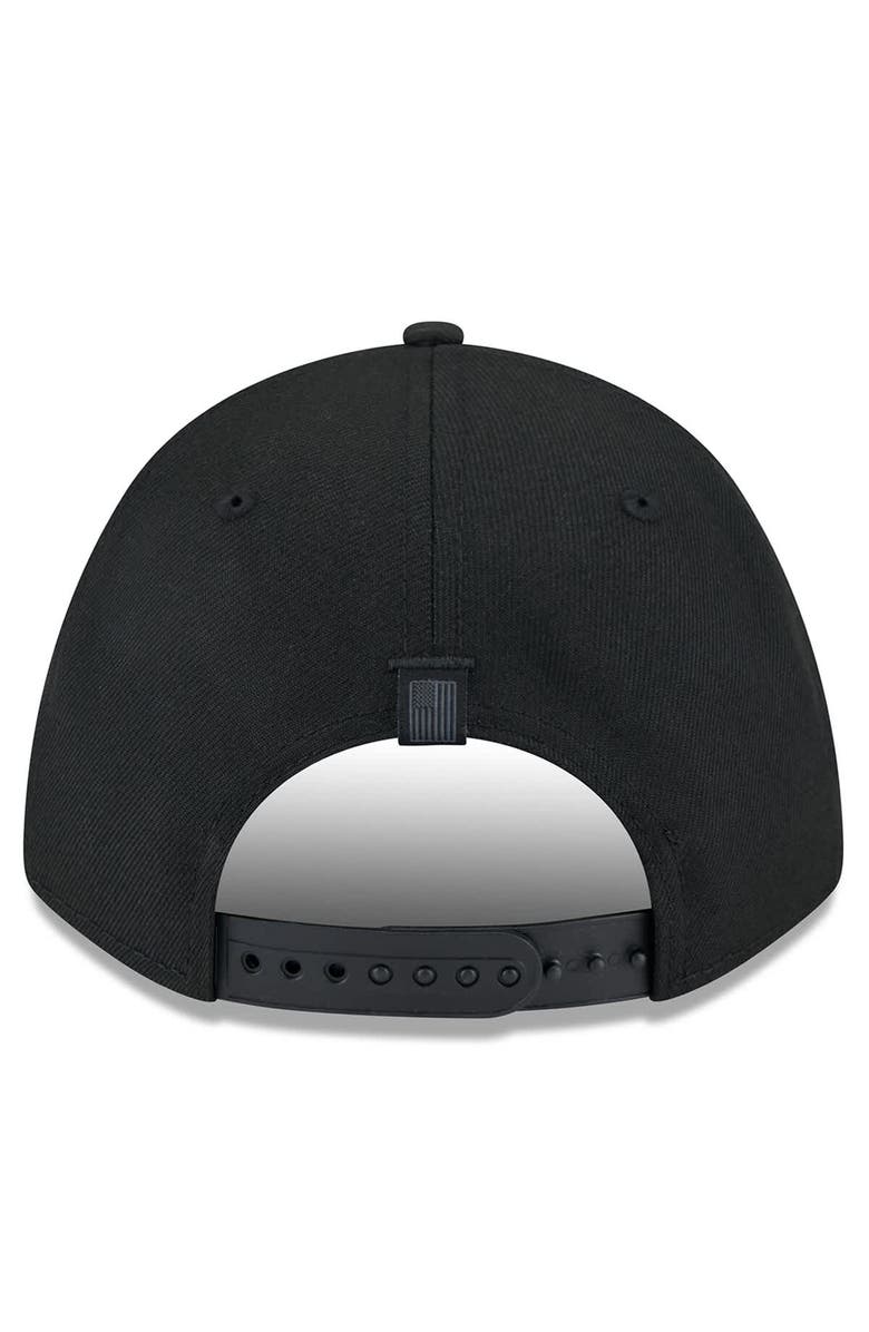 New Era Men's New Era Black Chase Elliott American Flag 9FORTY M-Crown A-Frame Adjustable Hat, Alternate, color, Black
