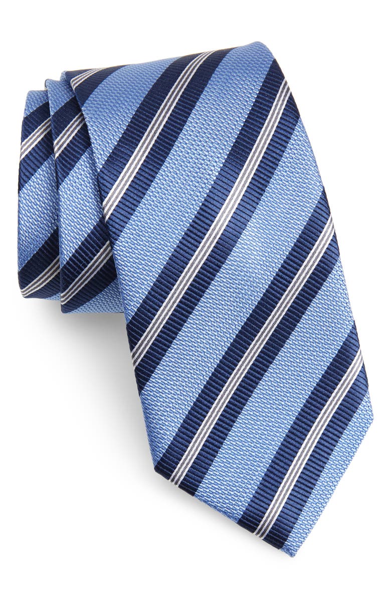 Nordstrom Stripe Silk Tie, Main, color, 