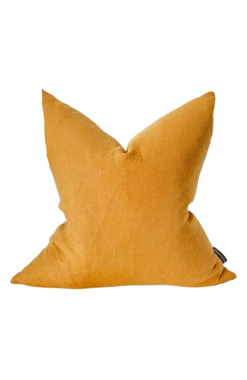 MODISH DECOR PILLOWS Linen Pillow Cover in Yellow Tones  product