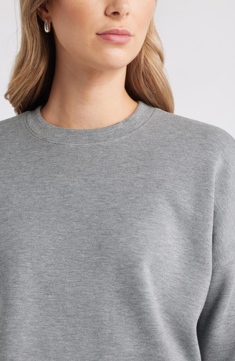 Caslon<sup>®</sup> Soft Touch Sweatshirt, Alternate, color, Grey Dark Heather