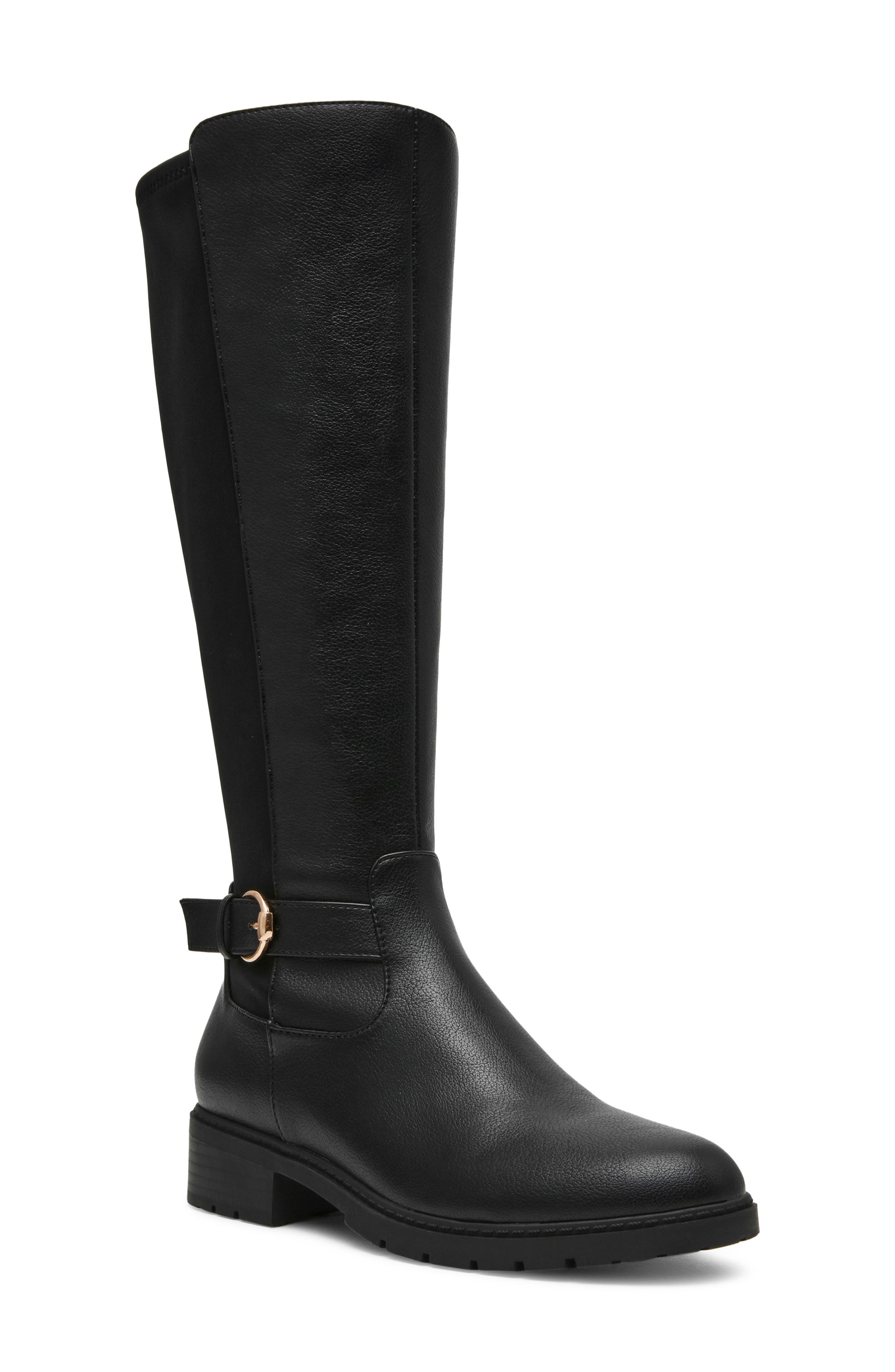 Folke Faux Leather Tall Boot