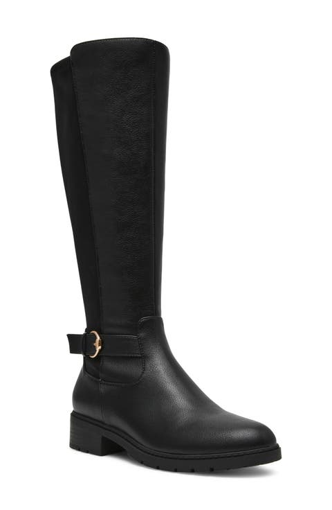 Folke Faux Leather Tall Boot