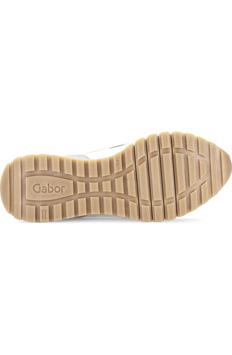 Gabor Lace-Up Sneaker, Alternate, color, Ivory