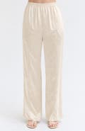 CRESCENT Satin Pull On Pants
