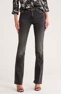 L'AGENCE Ruth High Waist Raw Hem Straight Leg Jeans