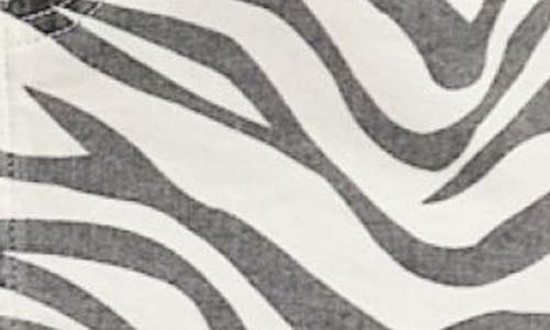 Daze Stash Denim Miniskirt In White