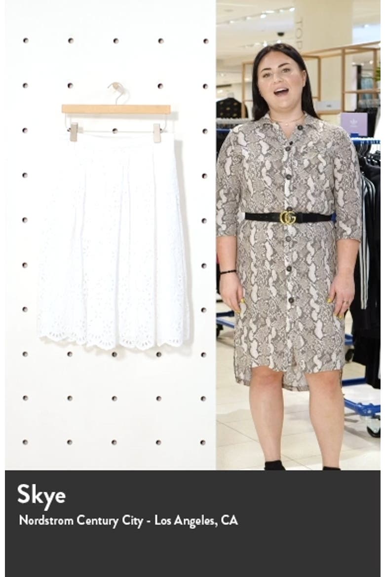 Eyelet Skirt video