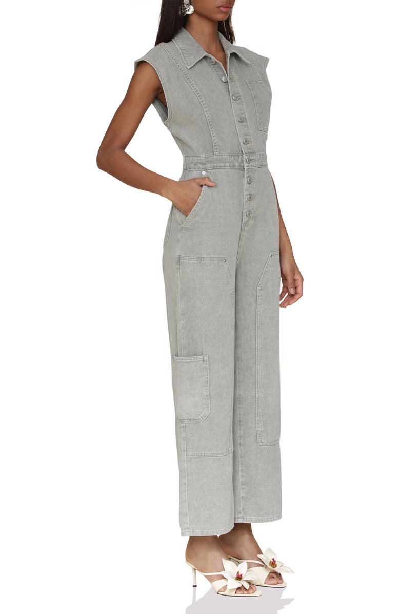 Avec Les Filles Wide Leg Carpenter Jumpsuit, Alternate, color,