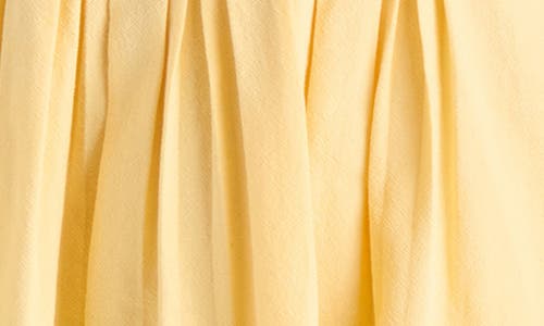 Steve Madden Harmony Pintuck Minidress In Yellow