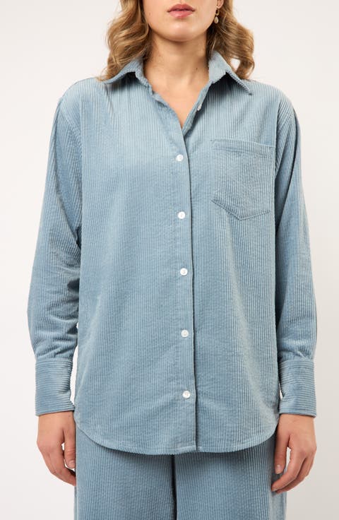 The Odyssey Relaxed Button-Up Corduroy Shirt