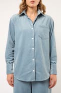 Viens Avec Moi The Odyssey Relaxed Button-Up Corduroy Shirt