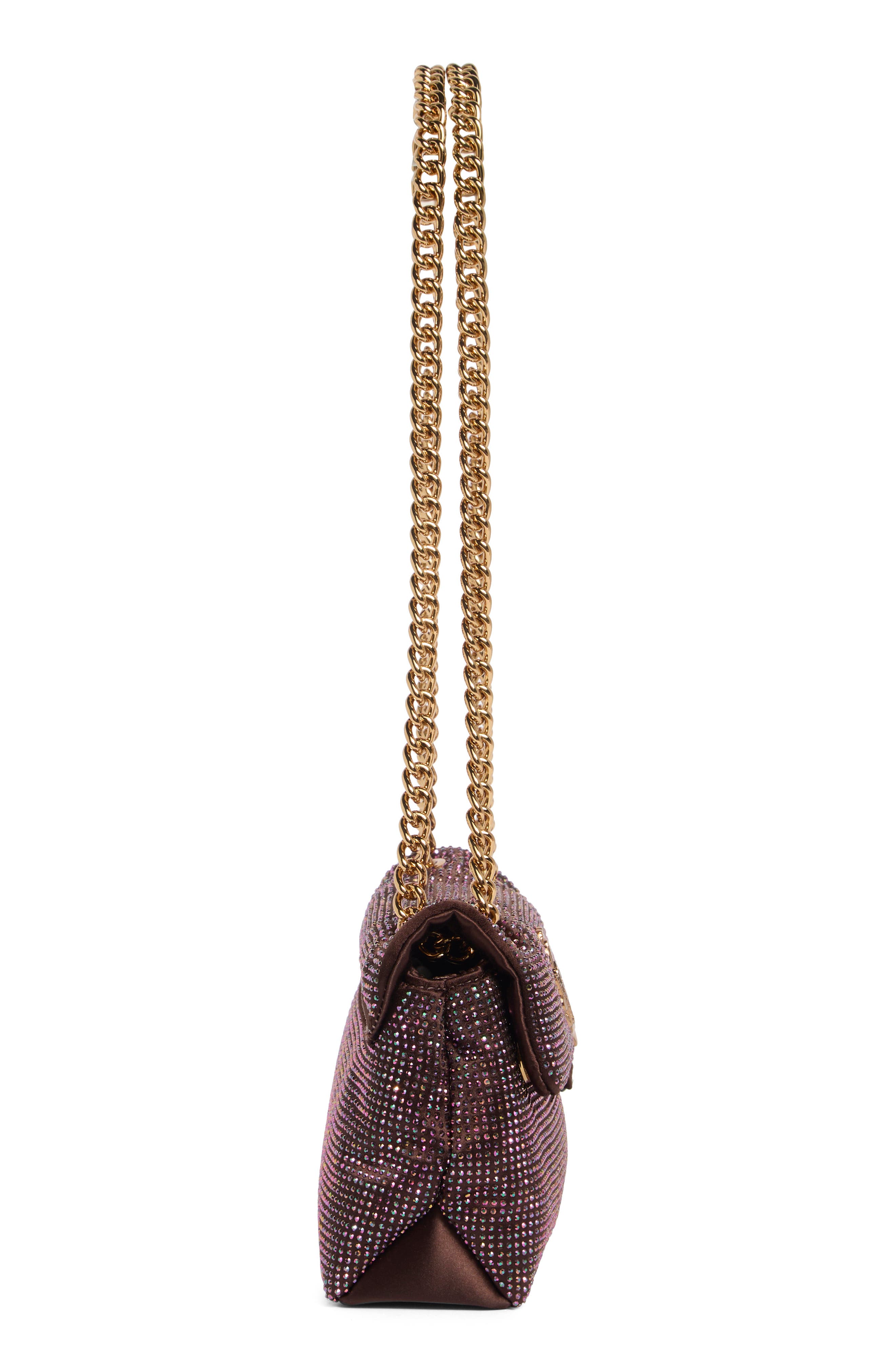 Mini Soho Embellished Crossbody Bag, Alternate, color, OPEN BROWN