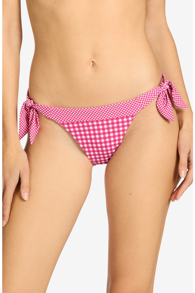 Brigitte Side Tie Bikini Bottoms, Main, color, DRAGON/ FRUIT/ CREAM