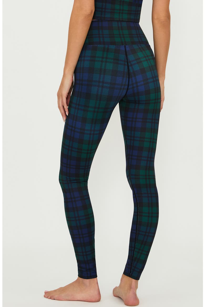 Piper High Waist Leggings, Alternate, color, WINTERGREEN PLAID