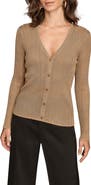 Donna Karan New York Metallic Cardigan