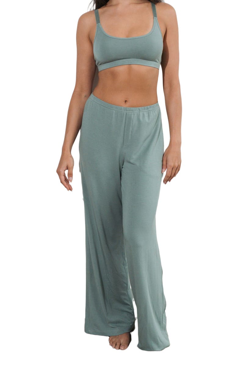 Vitality Vital Wide Leg Pant, Main, color, Thyme