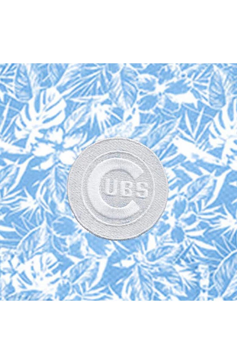 ANTIGUA Men's Antigua Powder Blue Chicago Cubs Resort Button-Up Shirt, Alternate, color, Powder Blue