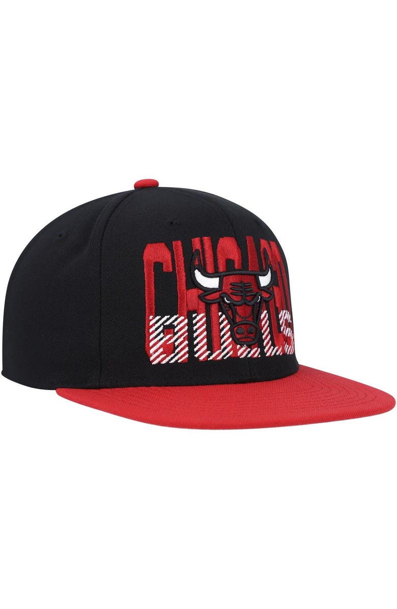 Mitchell & Ness Men's Mitchell & Ness Black Chicago Bulls SOUL Cross Check Snapback, Alternate, color, 