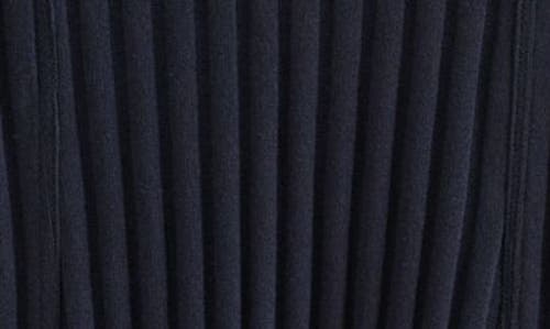 Next Long Sleeve Rib Minidress In Blue