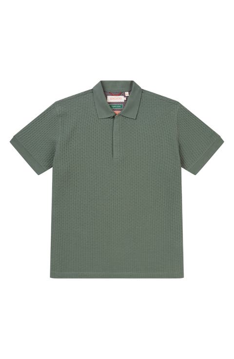 Barmer Textured Organic Cotton Polo