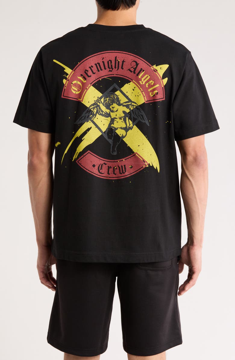 OVERNIGHT ANGELS CREW X-DL Colorway Graphic T-Shirt, Alternate, color, 