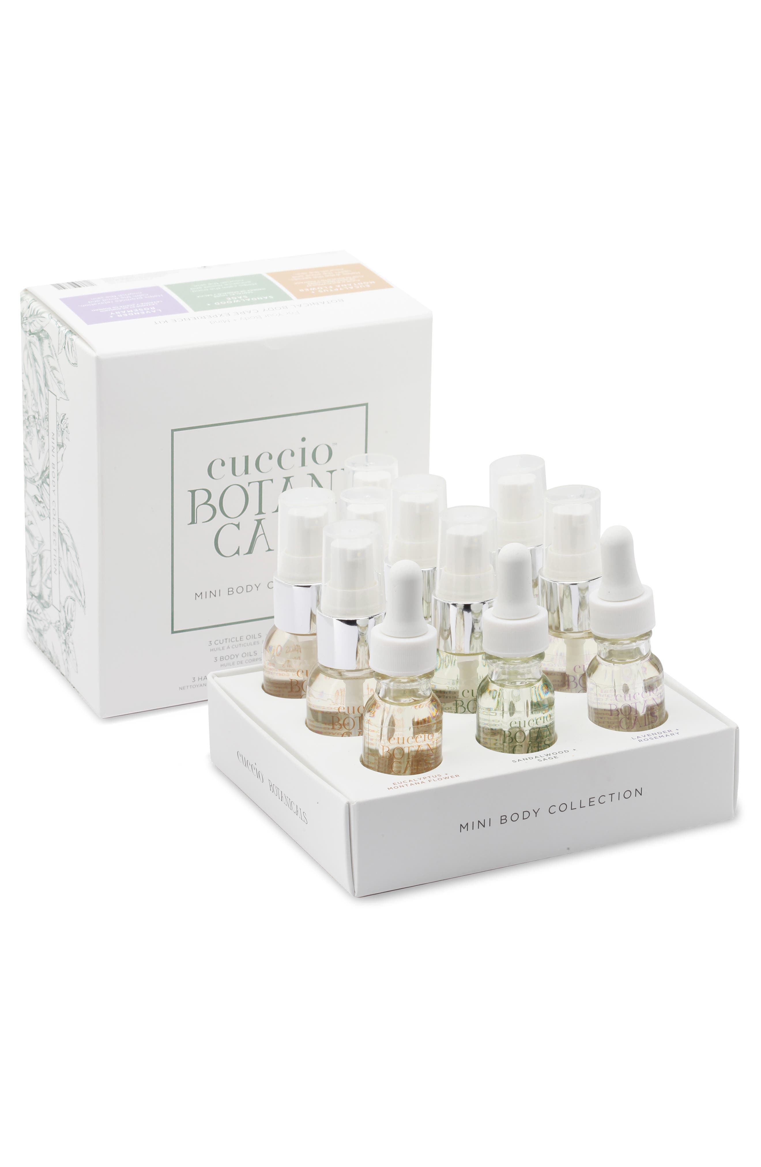 Cuccio Botanicals Mini Body Collection in White Box 