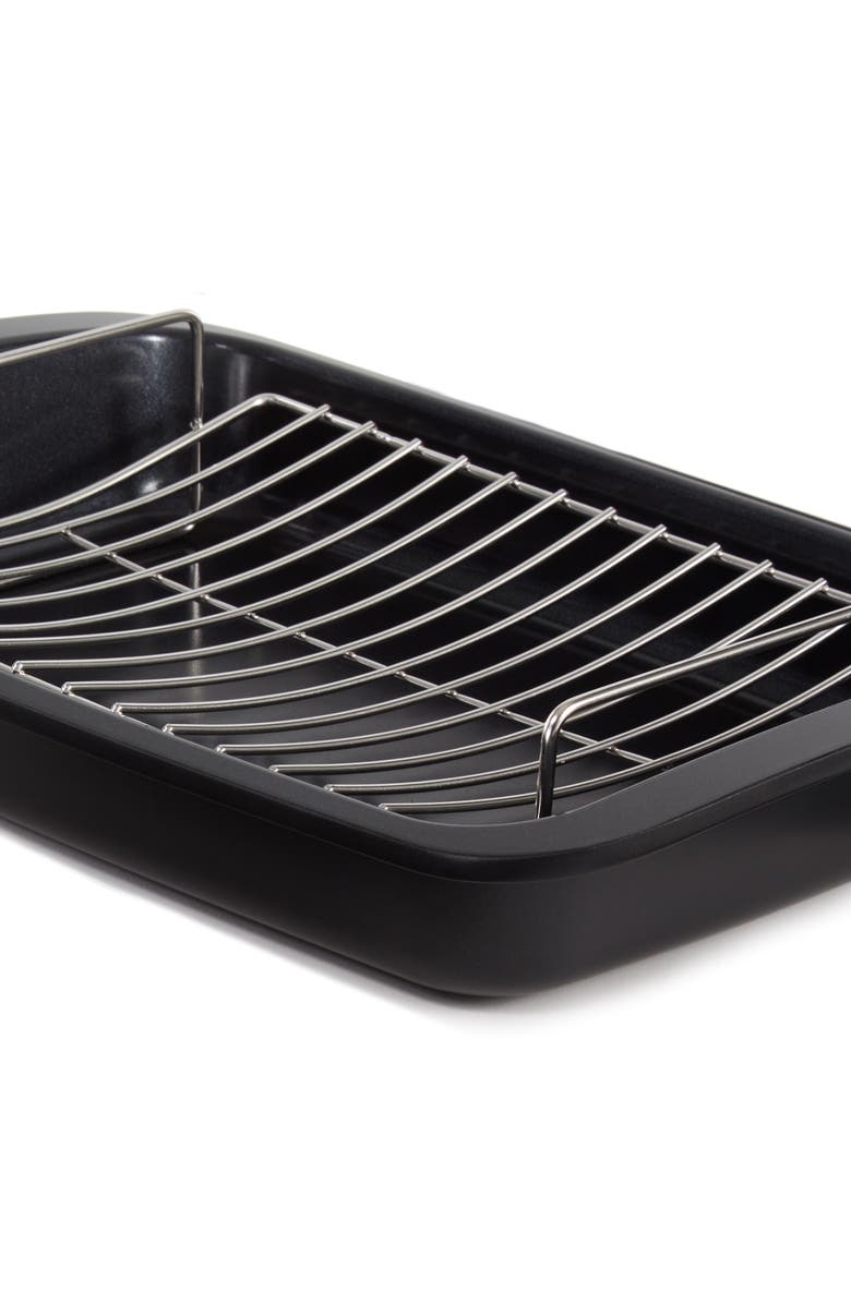 BergHOFF Graphite 3-Piece Non-Stick Roasting Pan, Alternate, color, Black
