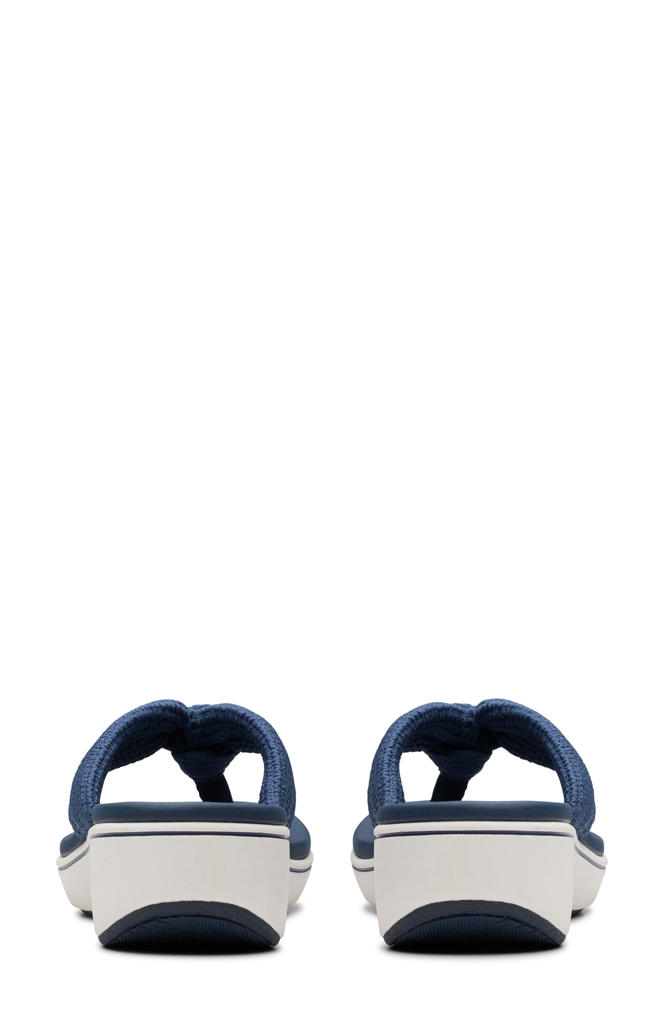 Breezerae Erin Wedge Sandal, Alternate, color, NAVY