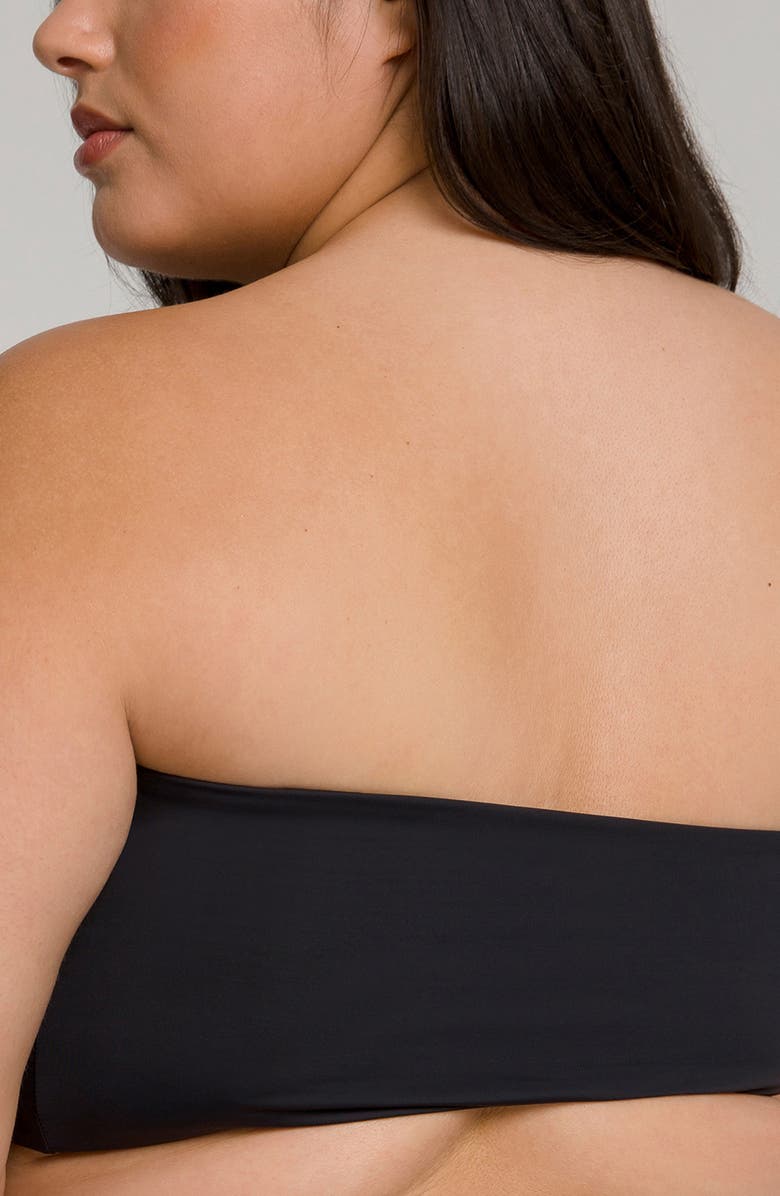 Good American Better Band Strapless Reversible Swim Top, Alternate, color, 