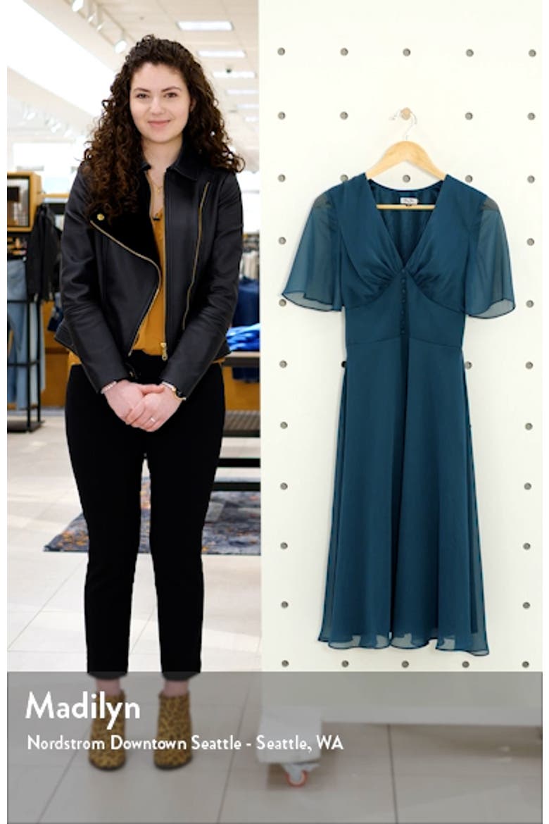 Oria A-Line Chiffon Dress video