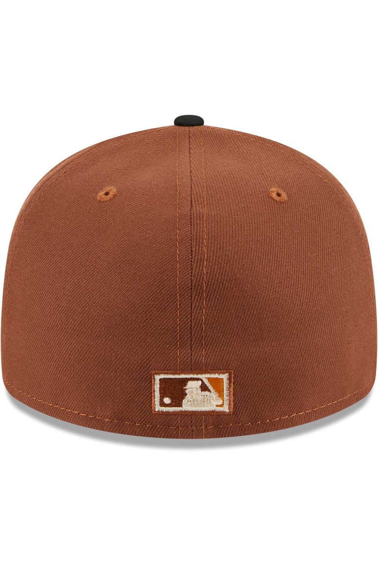 Men's New Era Brown Chicago White Sox Tiramisu Low Profile 59FIFTY Fitted Hat, Alternate, color, Brown