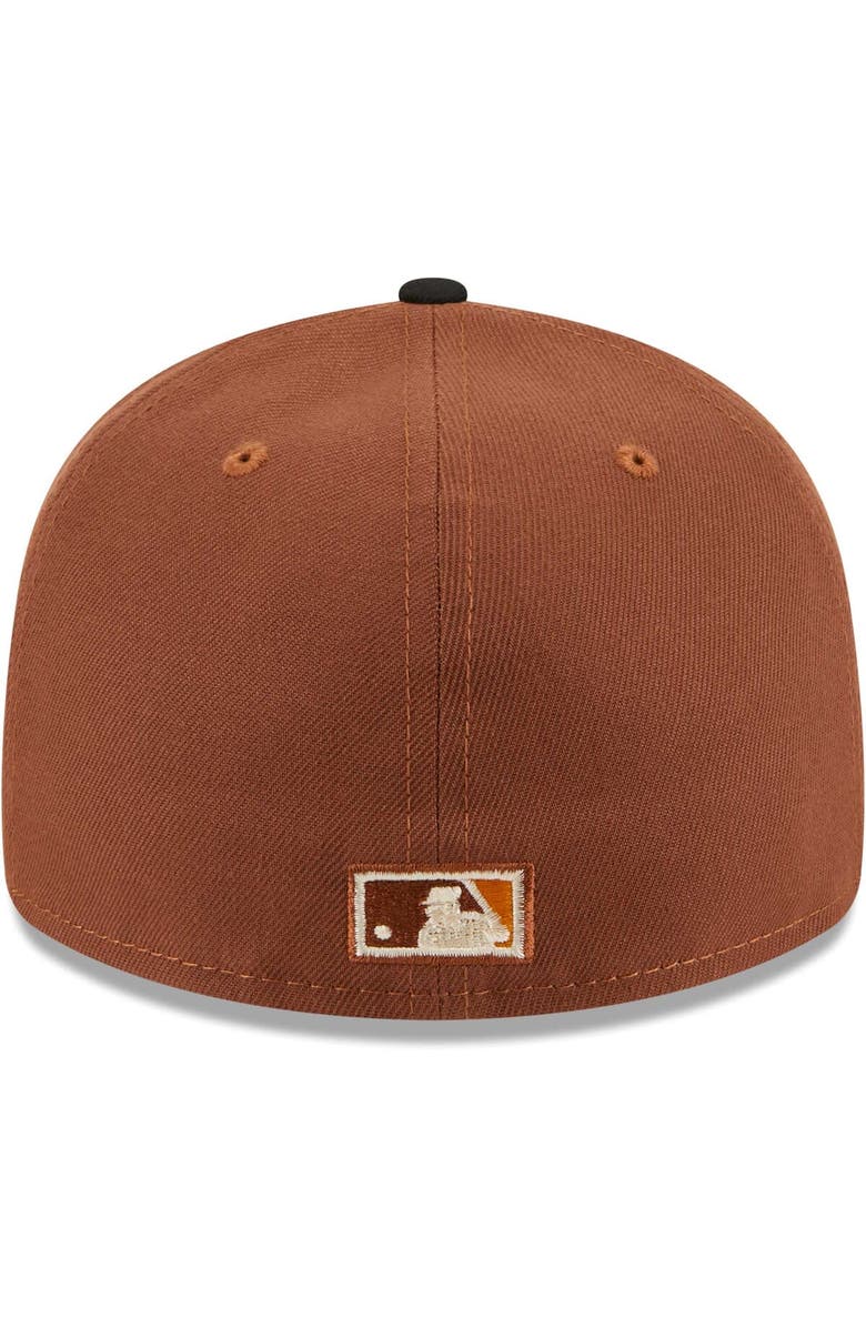 New Era Men's New Era Brown Chicago White Sox Tiramisu Low Profile 59FIFTY Fitted Hat, Alternate, color,