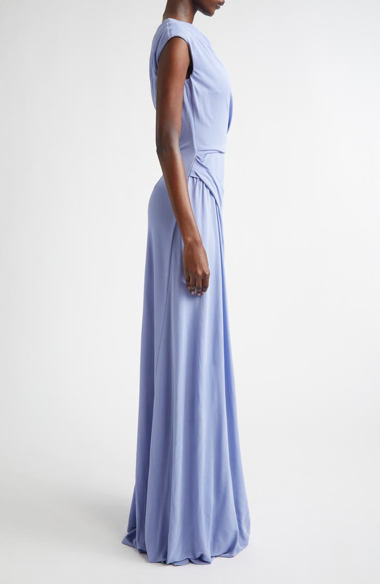Erdem Draped Jersey Gown, Alternate, color, Wisteria