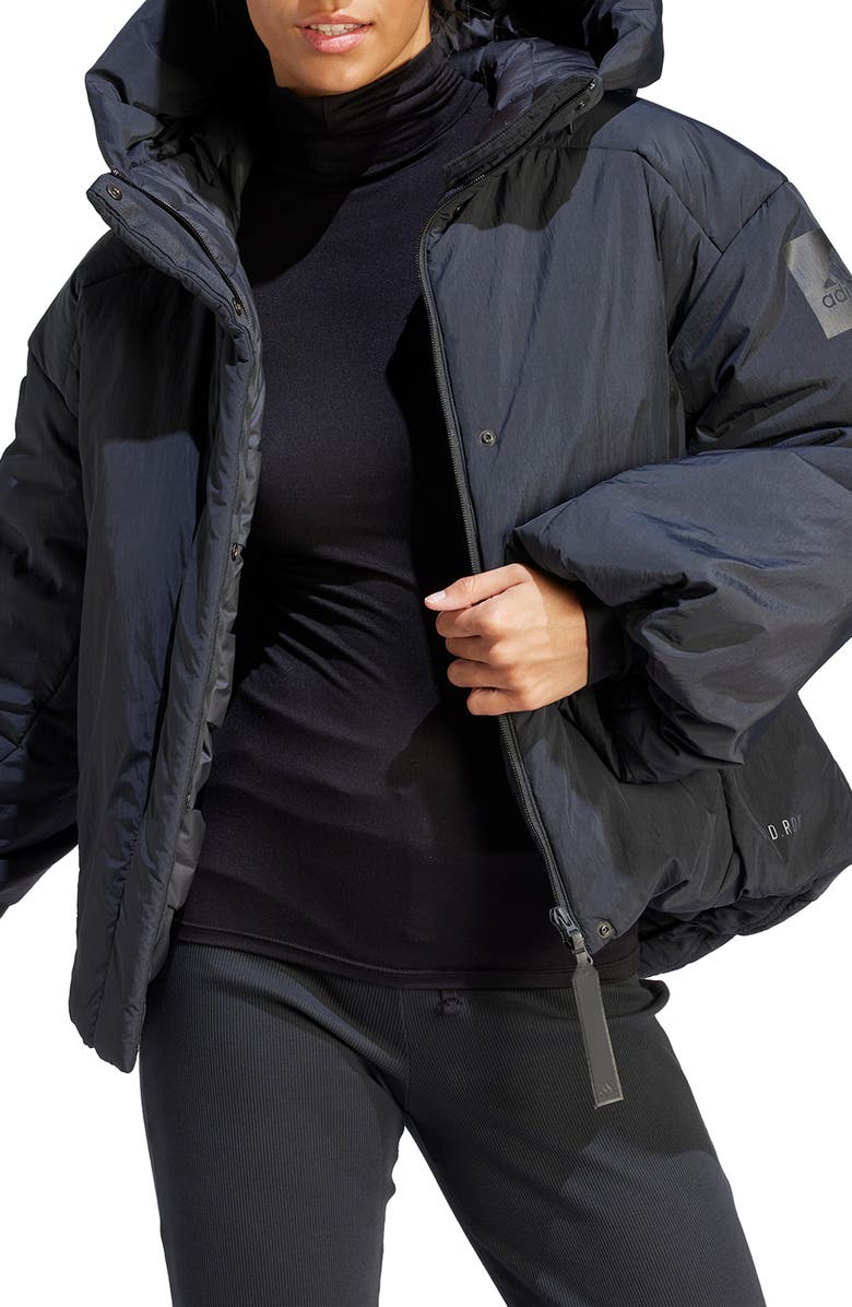 adidas MYSHELTER COLD.RDY Hooded Jacket, Main, color, 