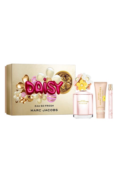 Marc Jacobs Daisy Eau So Fresh Eau De Toilette Set $224 Value In Transparent
