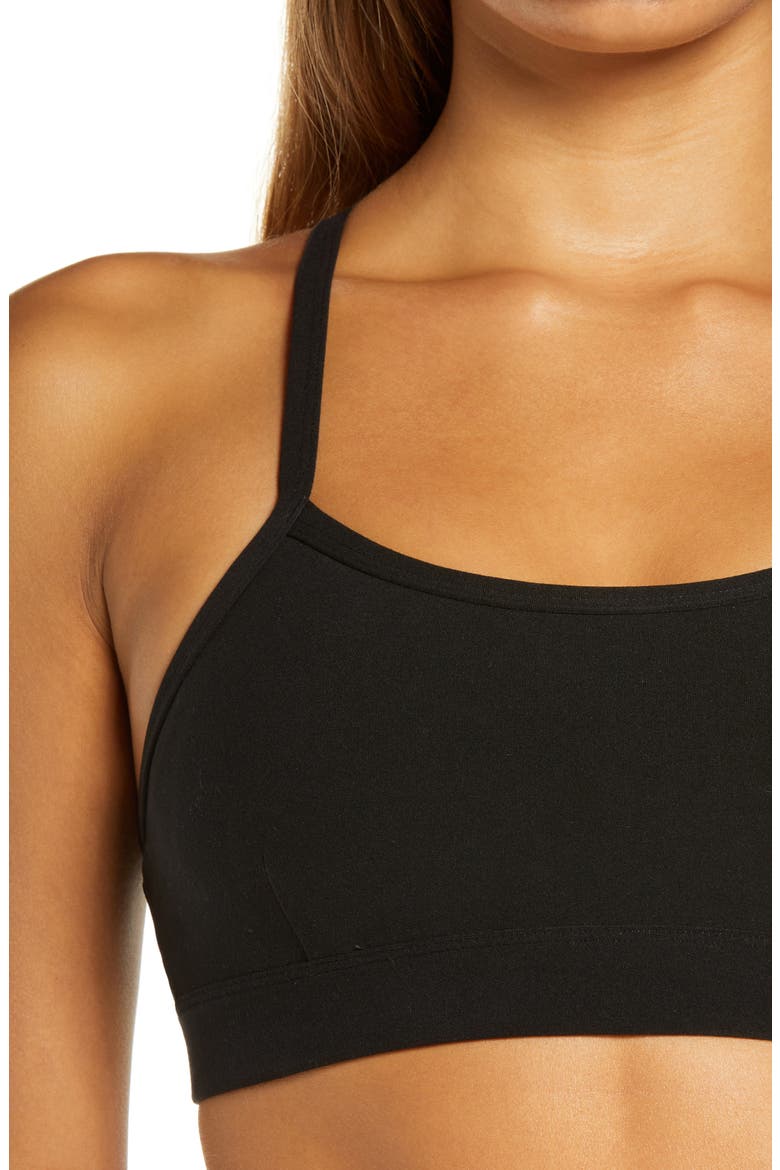 Gratitude Alosoft Sports Bra, Alternate, color, BLACK